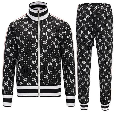 gucci jogging suits for men|gucci tracksuit men's price.